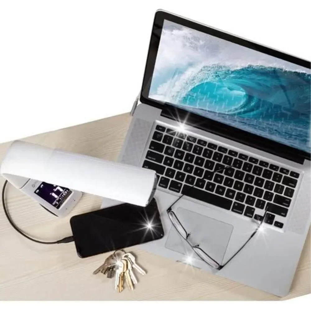 sanitizing lamp Sanitizer LED Desk Lamp with Clock and USB Charging